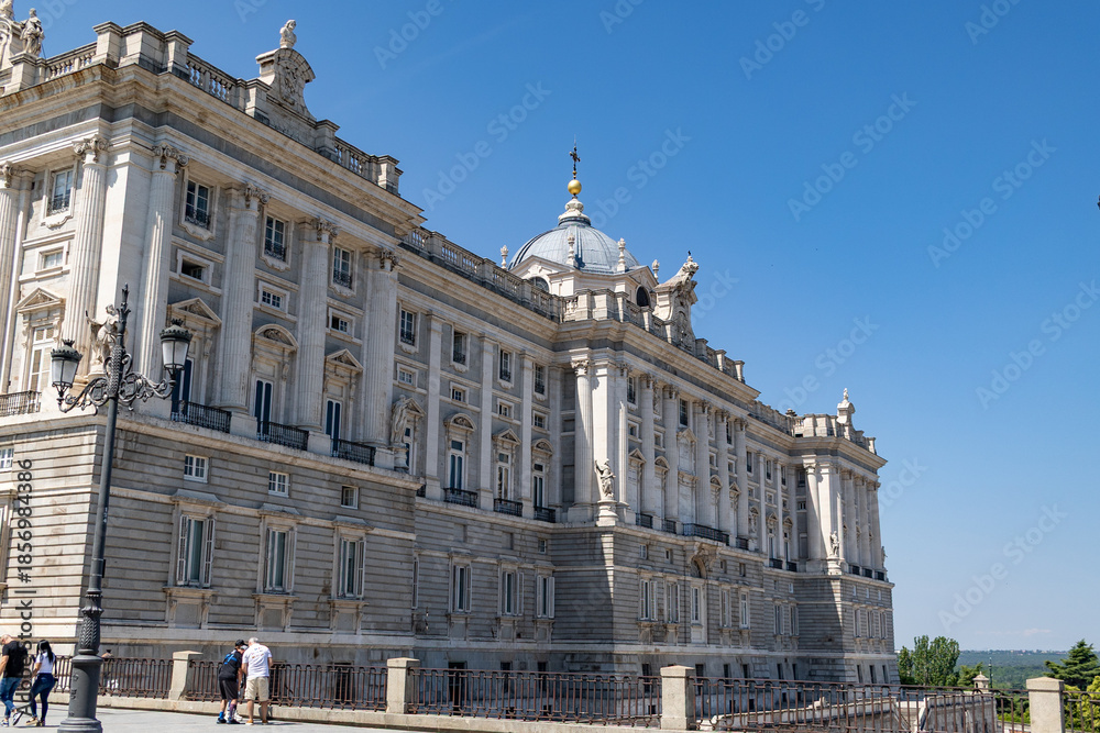 Fototapeta premium Madrid trip during the summer period