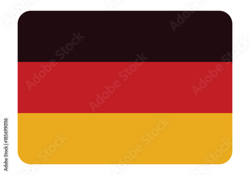 Free Download Germany national flag rectangular format black red yellow horizontal stripes vector illustration - GFXLoad