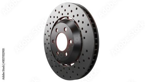 Valokuva Vented brake disc isolated PNG, car part for braking system and automotive indus