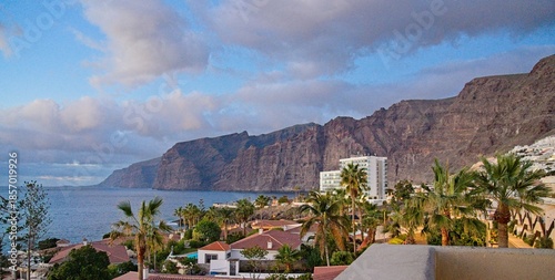 Panorama of Los Gigantes cliffs, Tenerife