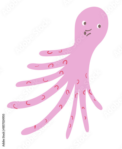 子ども向け資料に使える 海の生き物のイラスト / sea animal illustration