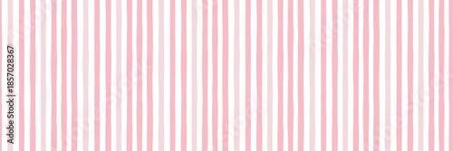 Pink striped seamless pattern. Pastel doodle lines background. Vector backdrop