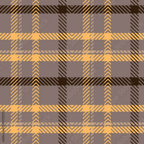 Color twill scotland textile seamless pattern. Fabric texture check tartan plaid. Abstract geometric background for cloth, card, fabric. Monochrome graphic repeating design. Modern squared ornament.