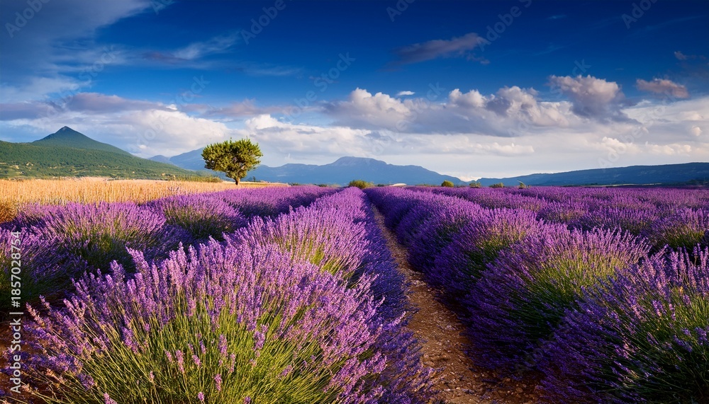Obraz premium Lavender Provence Landscape