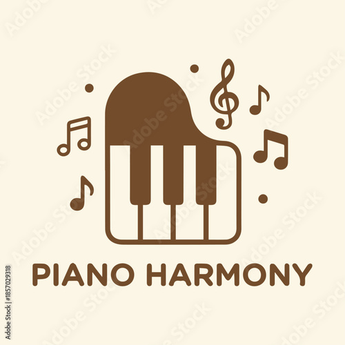 Harmony Piano Room Music Academy Logo