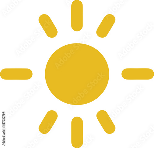 sun brightness sign vector eps 10