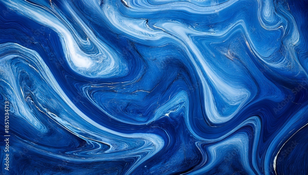 Obraz premium Abstract Blue Marble Texture Background Design