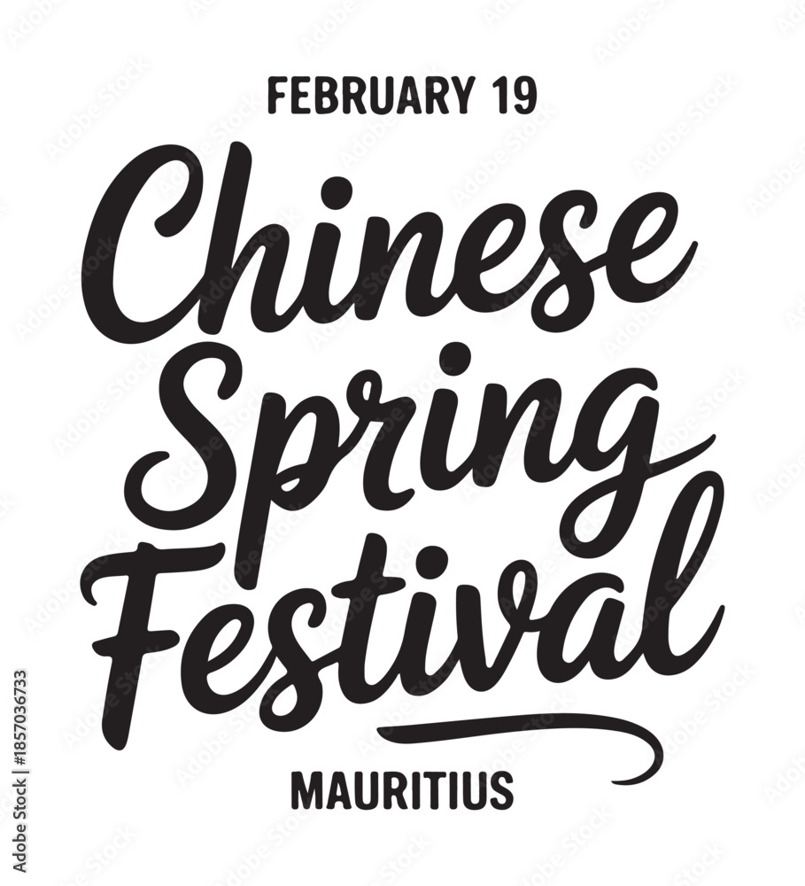 Obraz premium Chinese Spring Festival Celebration in Mauritius