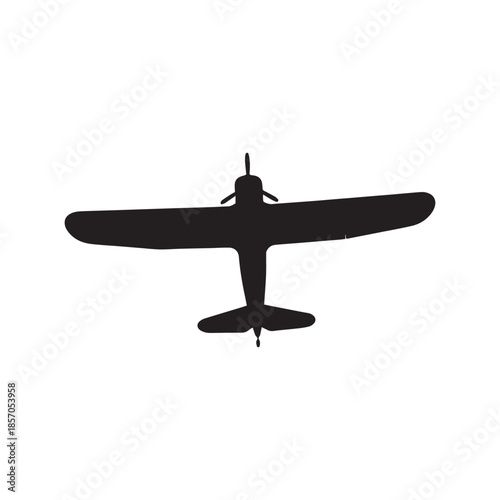 Vintage Airplane Silhouette