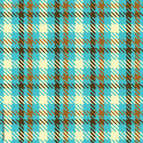 Color twill scotland textile seamless pattern. Fabric texture check tartan plaid. Abstract geometric background for cloth, card, fabric. Monochrome graphic repeating design. Modern squared ornament.
