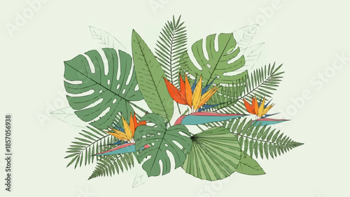 vector illustration of a plant