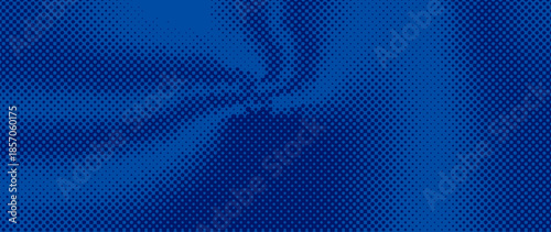 Dark blue gradient halftone background. Smooth dotted texture with retro pop art vibes. Soft waves and digital comic style pattern. Modern deep navy abstract backdrop for design, posters and banners