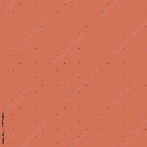 Strawberry texture seamless pattern on color background. Natural delicious fresh ripe tasty fruit. Vector illustration for print, fabric, textile, banner, other design. Food concept.