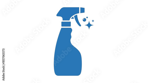 Spray bottle icon representing cleaning products and sanitization