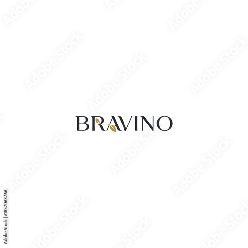 Elegant wordmark logo featuring refined serif typography combined with a subtle leaf accent. The design expresses natural growth, premium quality, and timeless sophistication, suitable for lifestyle, 