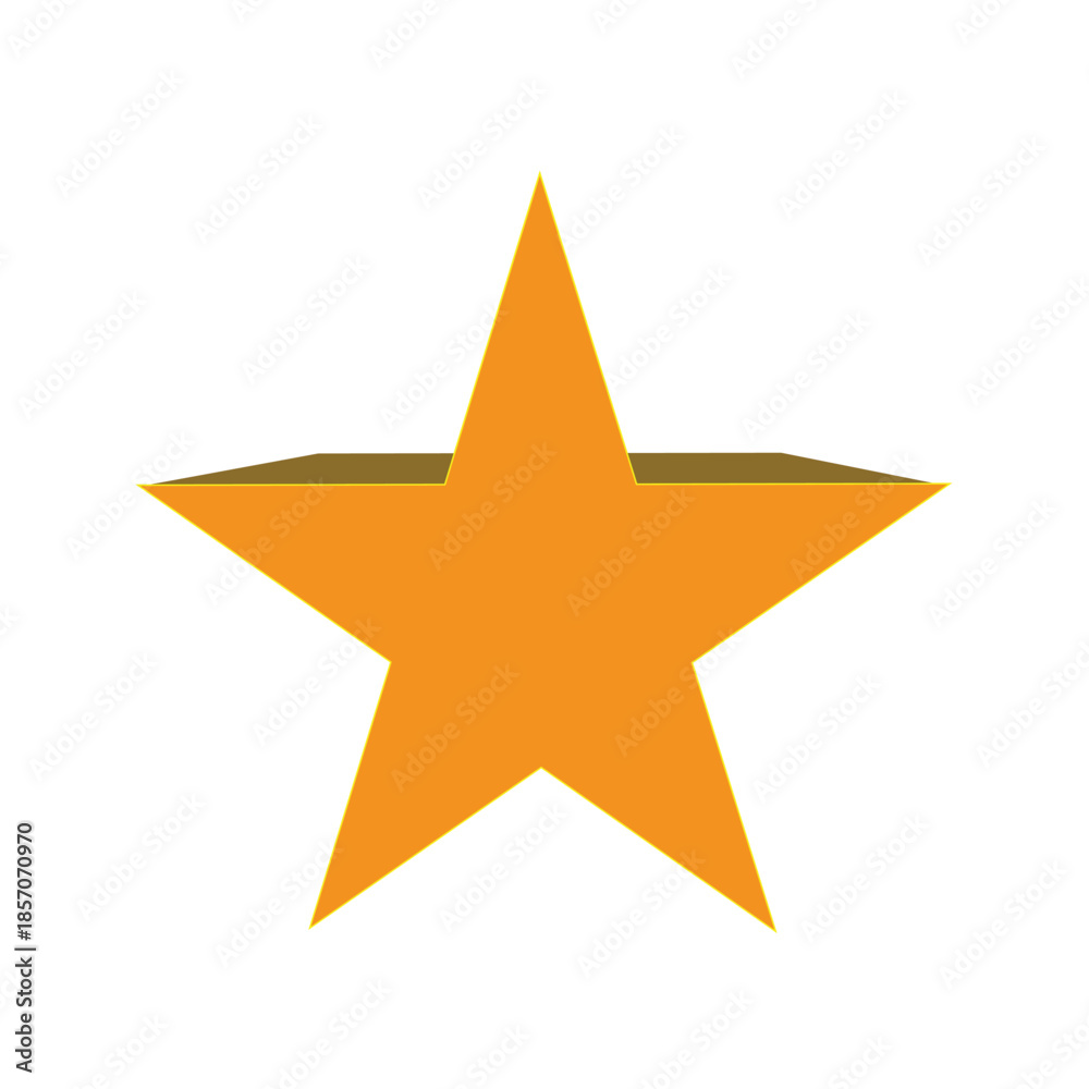 Obraz premium Star icon design template