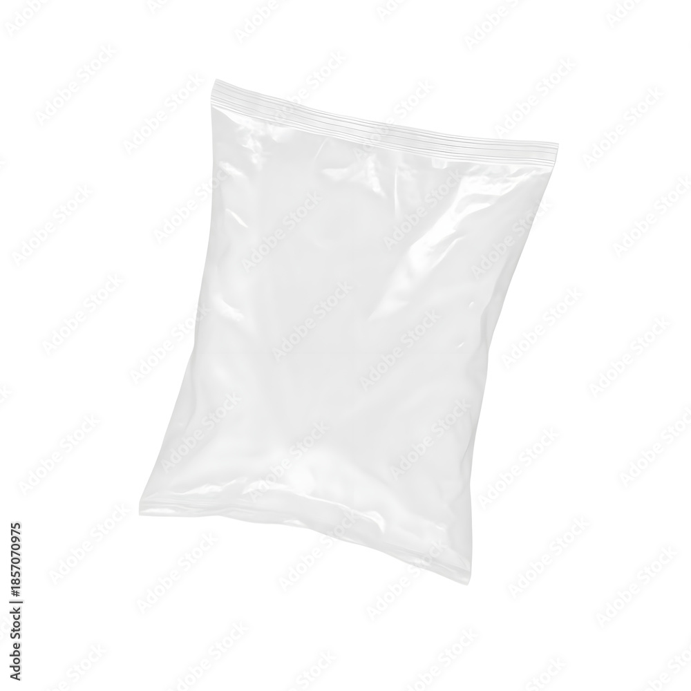 Obraz premium Transparent Plastic Bag Package Isolated