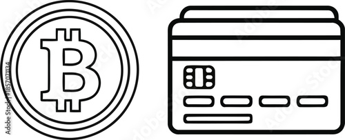 Black and white vector icon of a computer mouse and modern computer for digital technology use