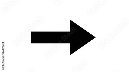 Black right arrow isolated on transparent background