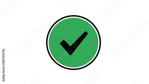Green checkmark in circle isolated on transparent background Free Download Green checkmark in circle isolated on transparent background - GFXLoad