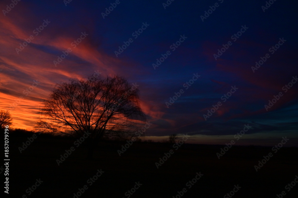 Fototapeta premium Dark Sunset