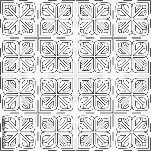 Seamless pattern trend design on a crisp white background.