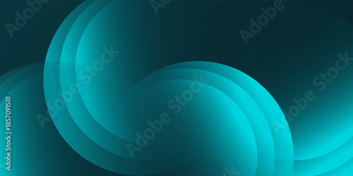 Dark blue abstract background with glowing curve. Shiny blue gradient geometric element. Dynamic curved lines graphic. Modern futuristic technology concept. vector EPS10