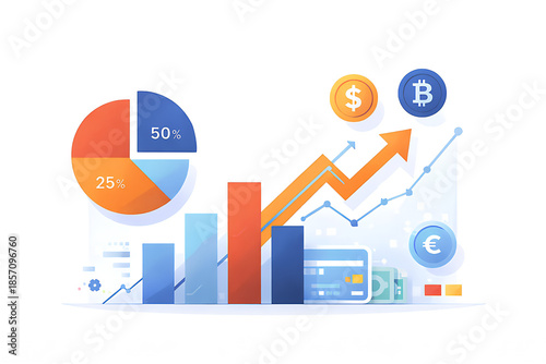 Business graphic illustration 