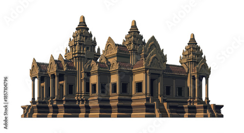 Ancient Temple Architecture A Monumental Structure with Intricate Details and Historical Significance