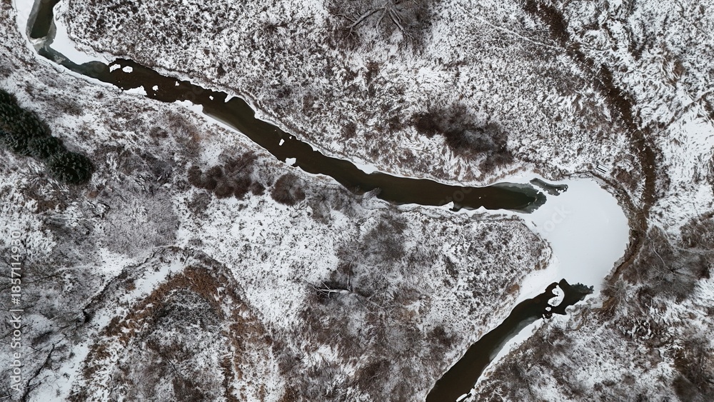 Obraz premium canada toronto ontario snow 