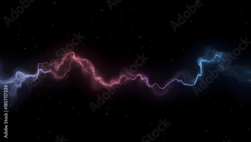 lightning in the night sky