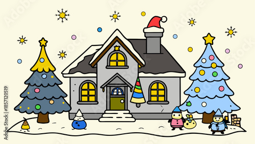 Cozy winter holiday home