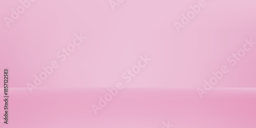 3D background with empty space concept in pink. High resolution image.