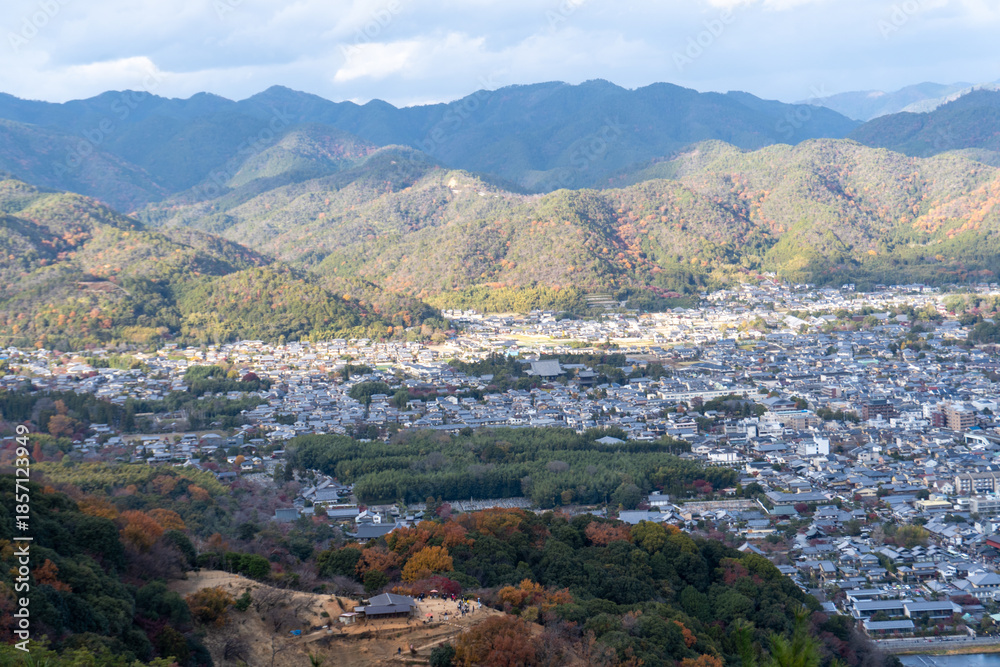 Fototapeta premium Kyoto Trail and surrounding area scenery