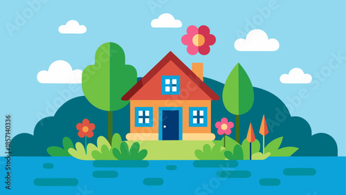 Cozy house by the water