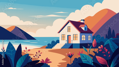 Peaceful beachside cottage