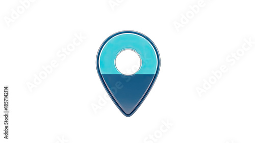 3D Blue and Teal Map Pin Icon with Shadow on transparent background Free Download 3D Blue and Teal Map Pin Icon with Shadow on transparent background - GFXLoad