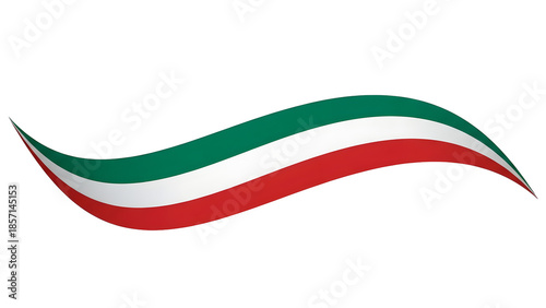 Free Download wavy Italian tricolor flag design for national celebration card - GFXLoad