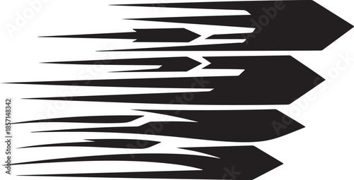 Flame design for car stickers and decals