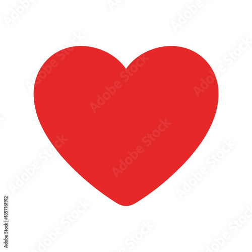 Free Download Vibrant red heart icon for valentine's day design Vector - GFXLoad