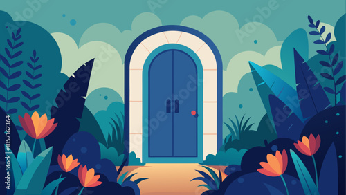 Enchanted forest door