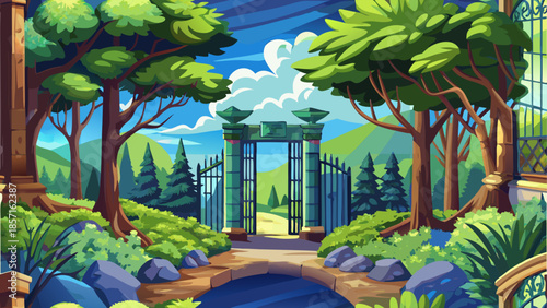 Enchanted forest gateway