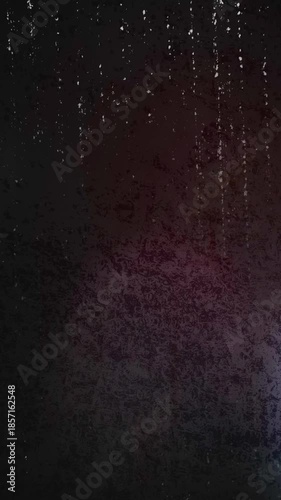 Vertical Grunge Transition simulating a damaged VHS tape with grunge artifacts.