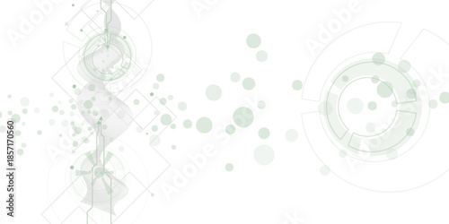 Business abstract global communication web banner, lines connected with dots design big data analysis