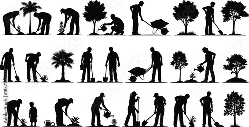 Massive collection of sports, fitness, and action vector silhouettes, featuring running, cycling, jumping, various athletic poses, and active people, ideal for health, gym, and dynamic motion design.