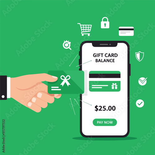 Gift Card Balance Check on Mobile