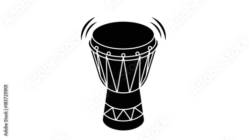 It is a pic that having white and black background 