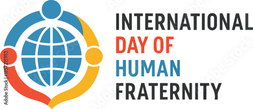 International Day of Human Fraternity Logo Design – Global Unity and Understanding