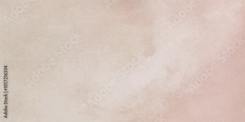 A vintage brown parchment texture with an aged grunge pattern creates a blank antique wallpaper design on a weathered beige paper backdrop for a retro material surface