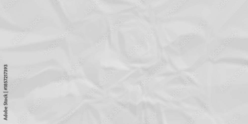 Fototapeta premium white crumpled paper background texture pattern overlay. wrinkled high resolution arts craft and Seamless white crumpled paper.